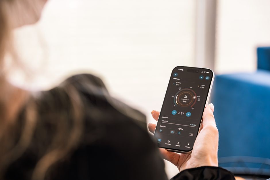 Smart home energy monitoring app showing solar power usage
